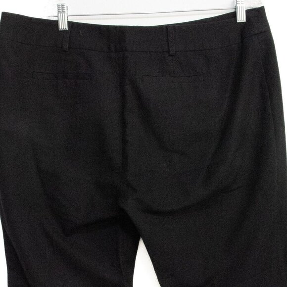 Charter Club Womens Black Dress Pants Capri Button Zip Slash Pockets Size 18W - Picture 5 of 6